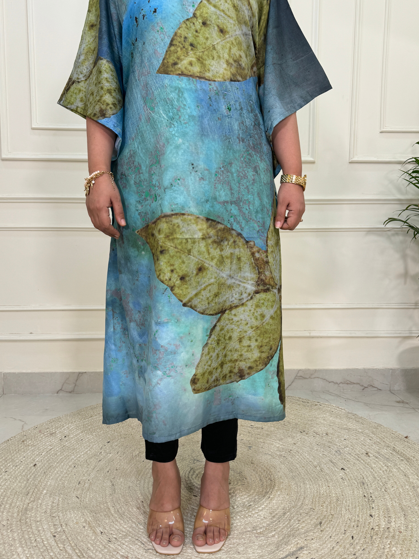 Ziaana Kaftan Collection- Blue Green